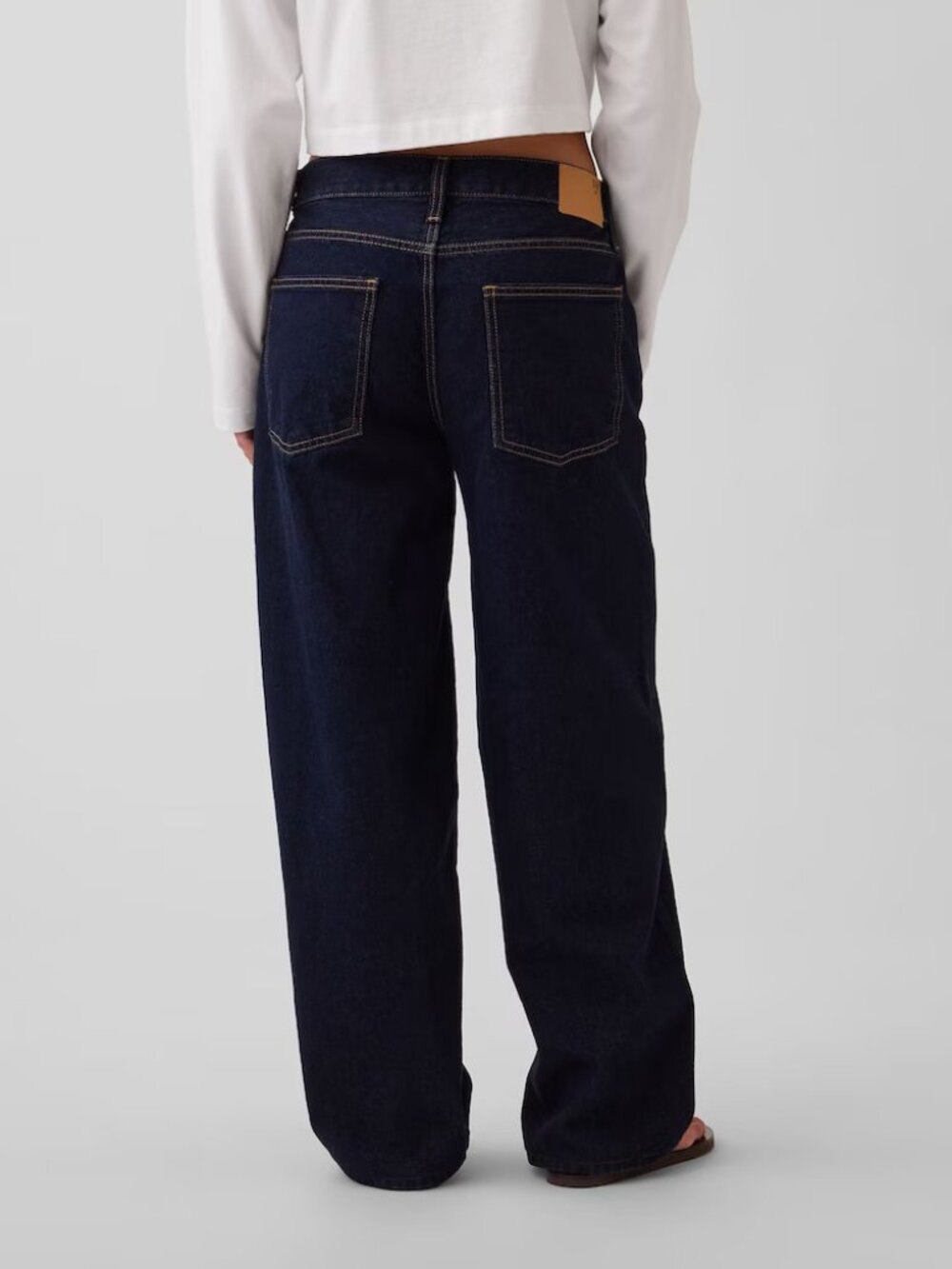 GAP x Hailey Bieber Extra Baggy Jean - Midnight Indigo - size 26 /2 R - Picture 3 of 8